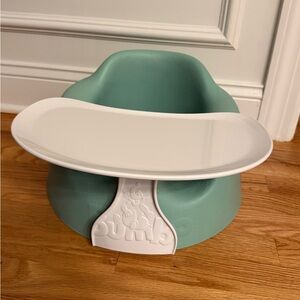 Infant Bumbo Floor Seat with Tray – Hemlock Green – Excellent / Like New